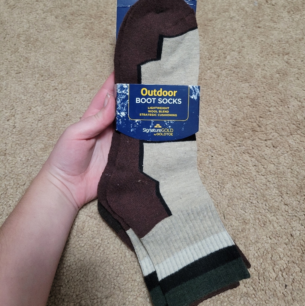 Men's Outdoor Boot Socks NIP